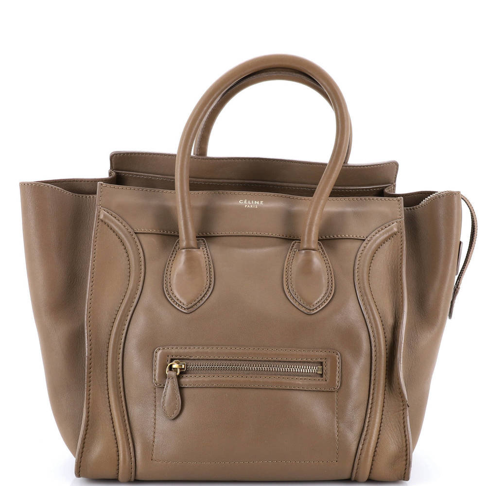 Celine Mini Luggage Bag Smooth Leather